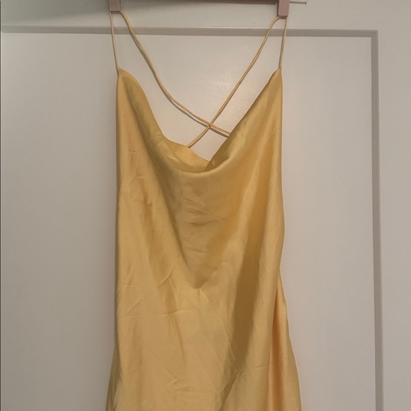 Babyboo - misha silky cowl maxi - lemon - medium nwot - Picture 5 of 9